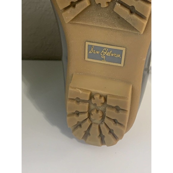 Sam Edelman Caldwell Waterproof Rain Snow Duck Silver Gray Boots Size 9 - Picture 10 of 12